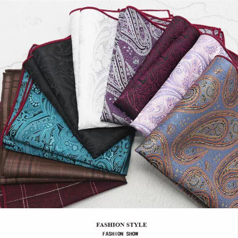 Men'S Formal Wear For A Wedding - Classic Pasiley Pocket Square Mens Formal