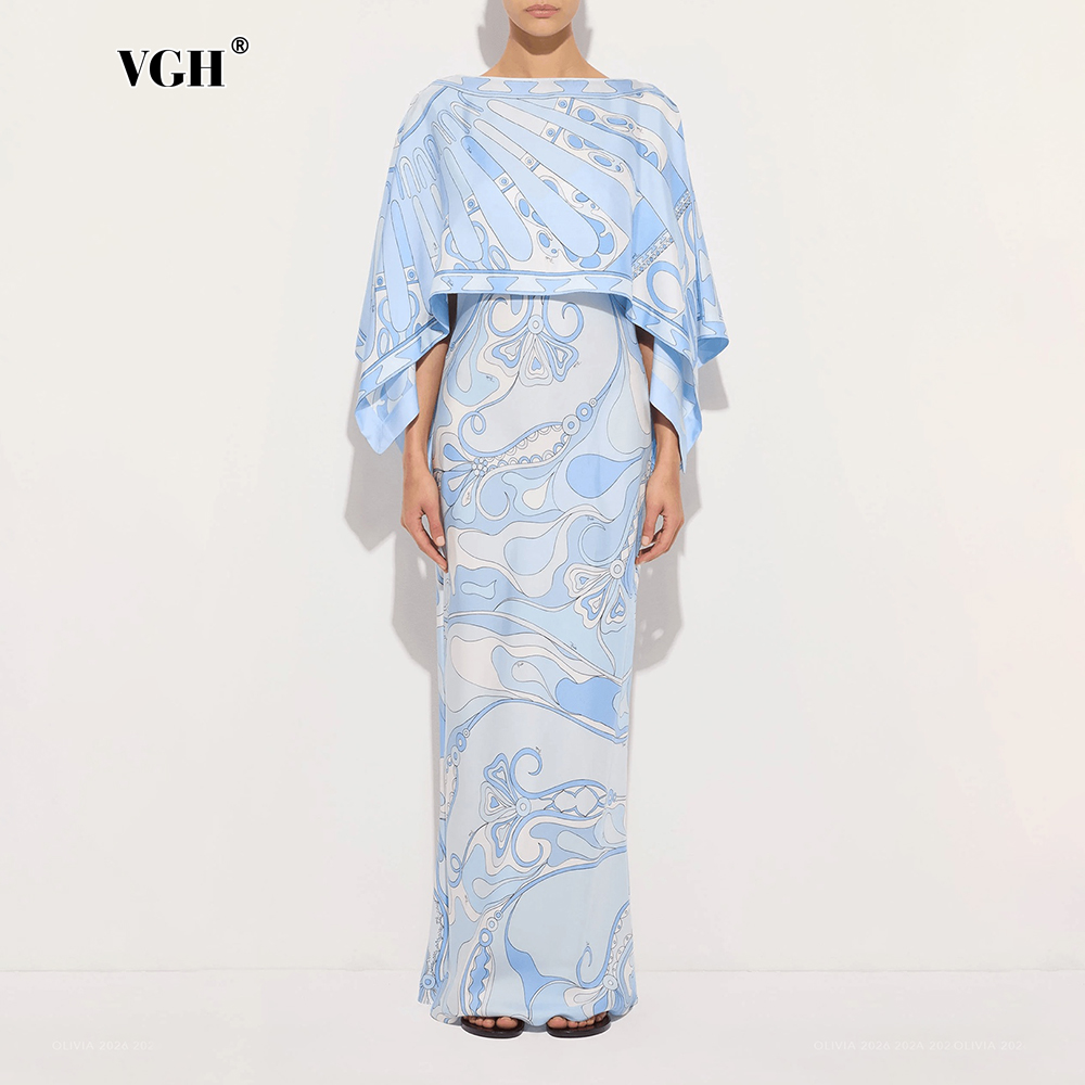 VGH Light Blue Abstract Print  - Men'S Formal Wear For A Wedding avaliação e preço