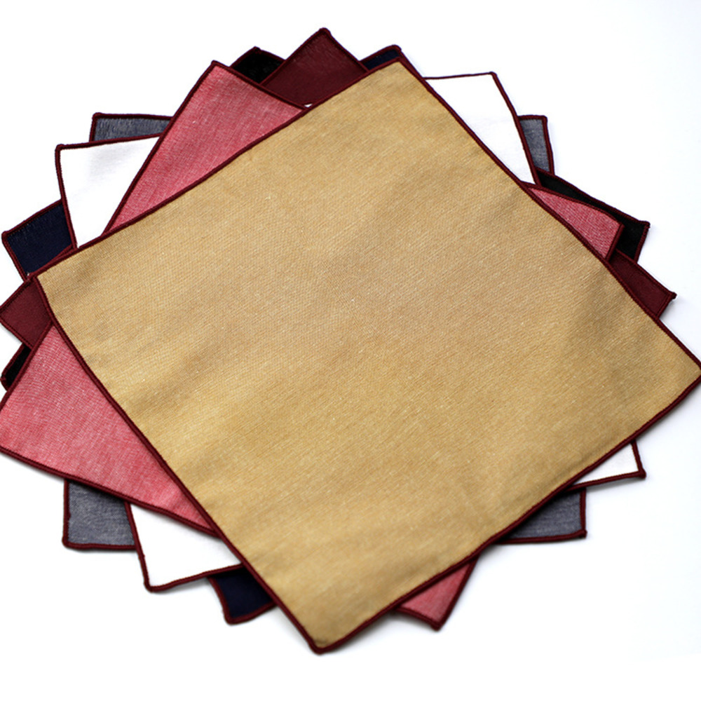 Solid Striped Brown Pocket Squ - Men'S Formal Wear For A Wedding avaliação e preço