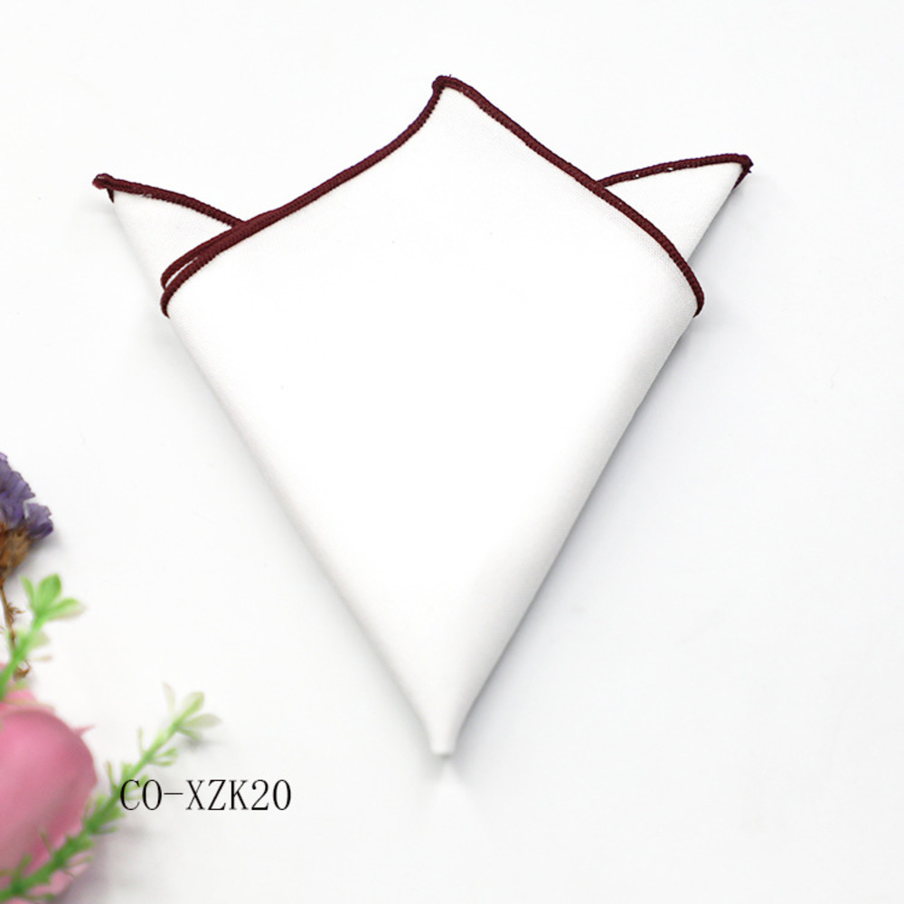 Solid Striped Brown Pocket Squ - Men'S Formal Wear For A Wedding avaliação e preço