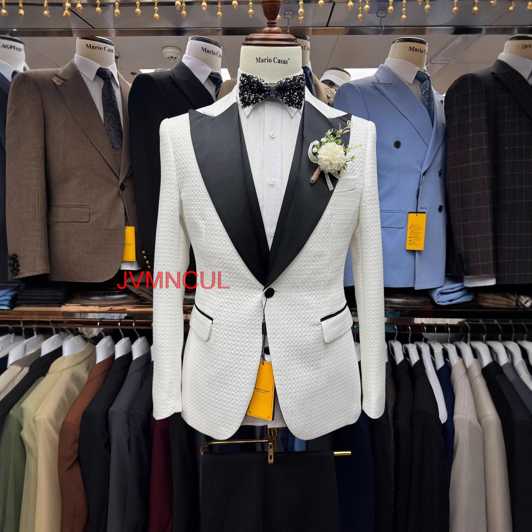 Men's 3 Piece Suit Slim Fit We - Men'S Formal Wear For Reception avaliação e preço