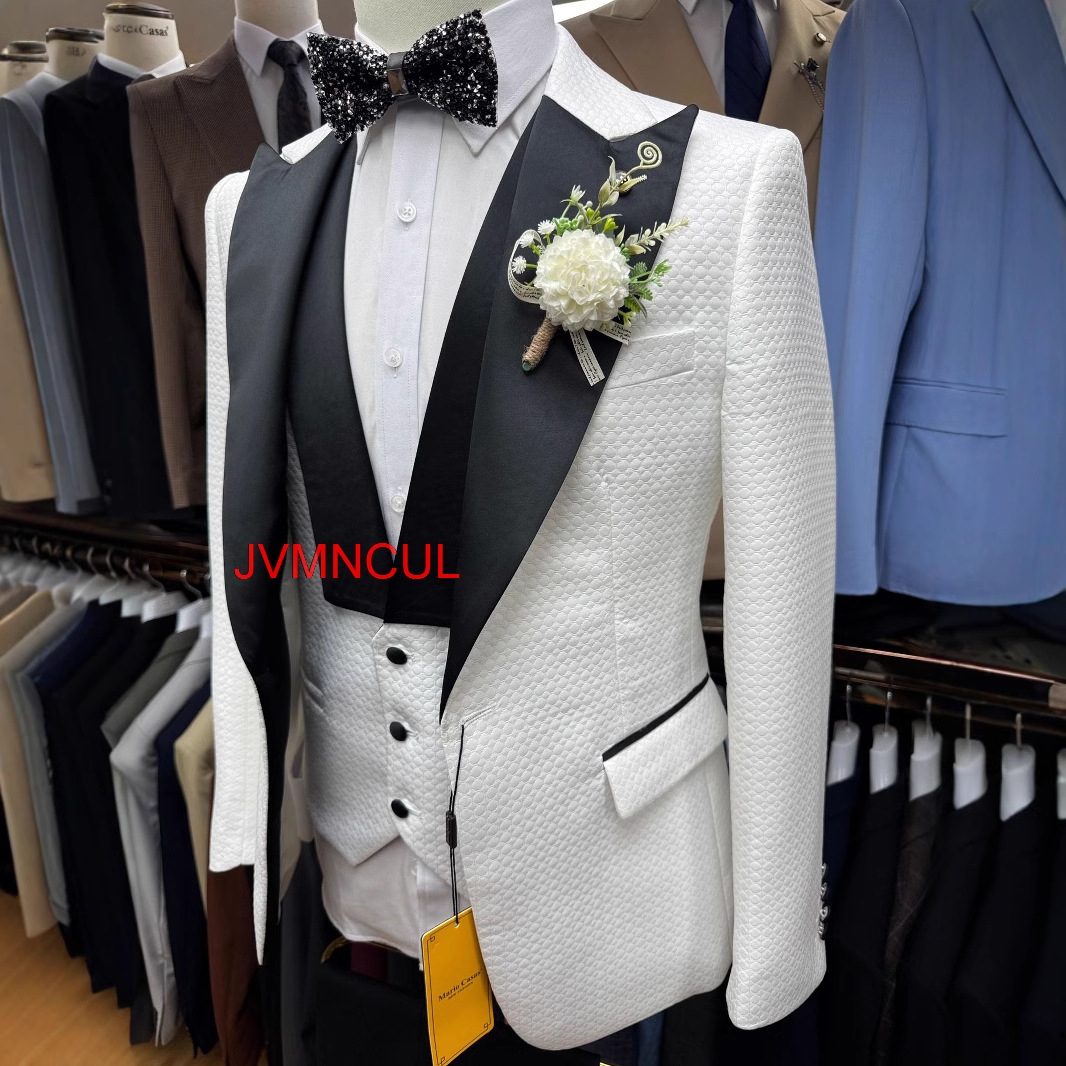 Men's 3 Piece Suit Slim Fit We - Men'S Formal Wear For Reception avaliação e preço