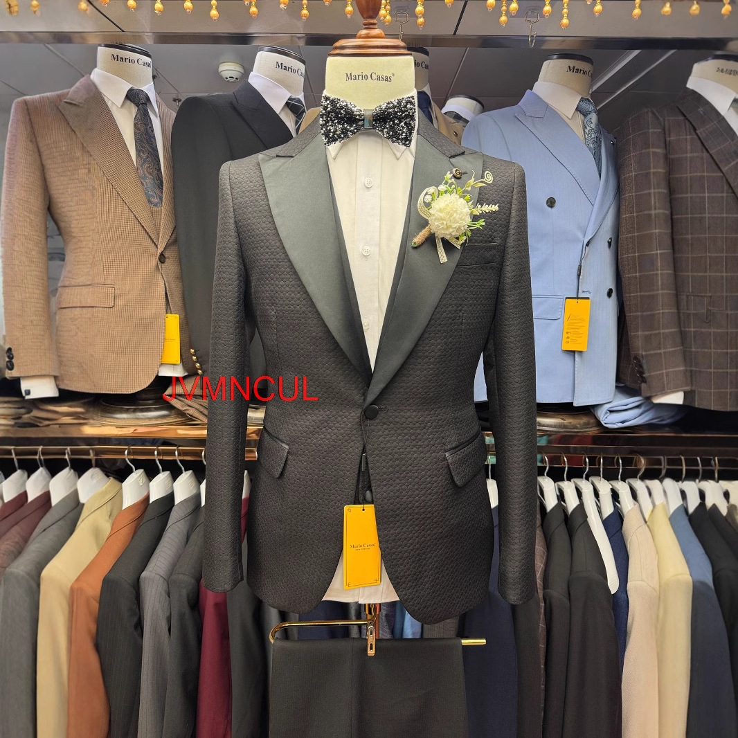 Men's 3 Piece Suit Slim Fit We - Men'S Formal Wear For Reception avaliação e preço