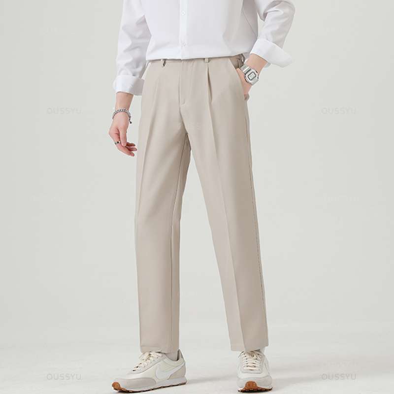 Brand Clothing Smooth Suit Pan - Men Formal Wear Outfits avaliação e preço