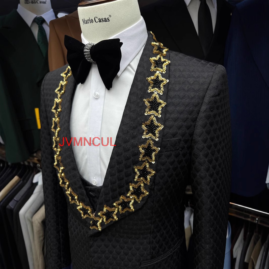 Men's 3 Piece Suit Slim Fit We - Men'S Formal Wear For Reception avaliação e preço