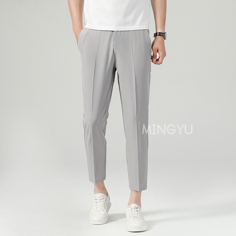 New Summer Thin Suit Pants Men - Men Formal Wear Outfits avaliação e preço