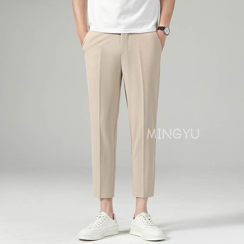 New Summer Thin Suit Pants Men - Men Formal Wear Outfits avaliação e preço
