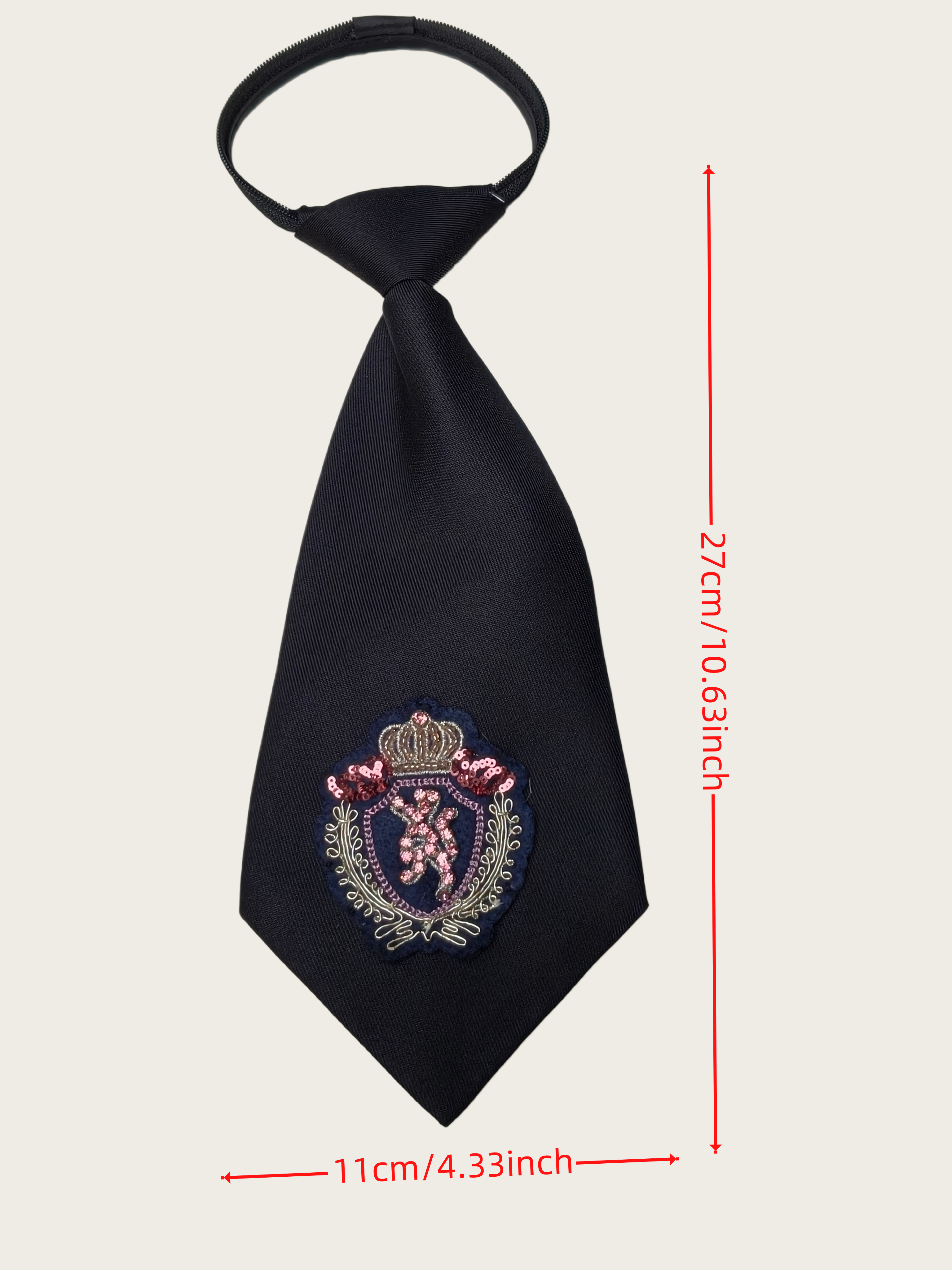 High-End Crown Badge Black Tie - High End Men'S Formal Wear avaliação e preço