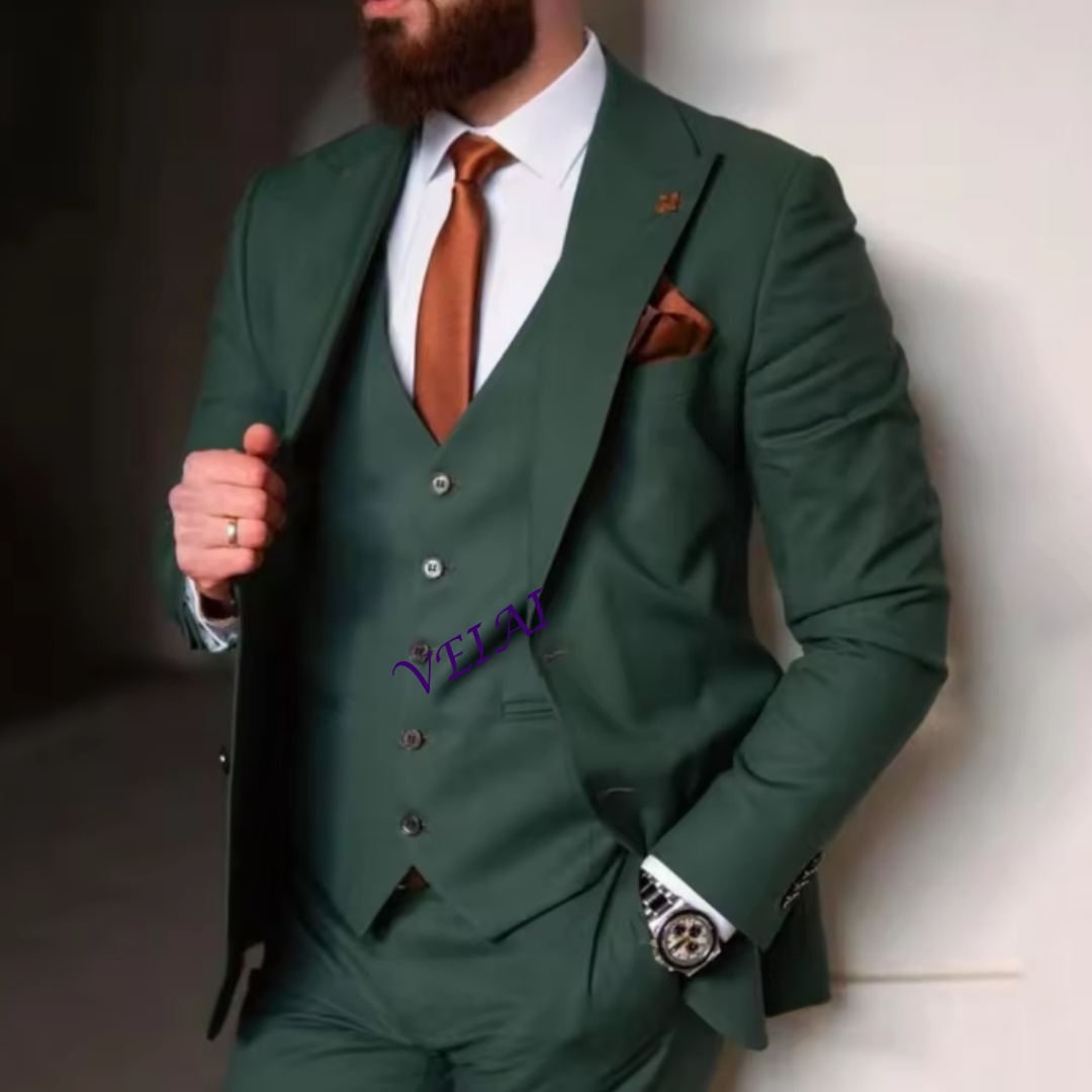 CustomizedTailor Made Men Suit - Men'S Formal Wear For A Wedding avaliação e preço