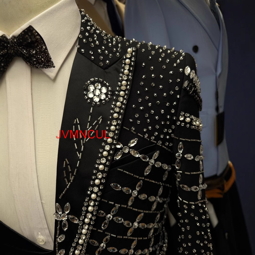 Men's Luxury Embroidered Suit  - Men'S Formal Wear For Reception avaliação e preço