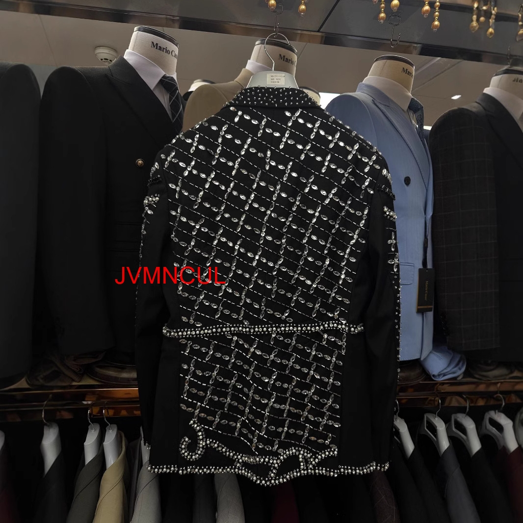 Men's Luxury Embroidered Suit  - Men'S Formal Wear For Reception avaliação e preço