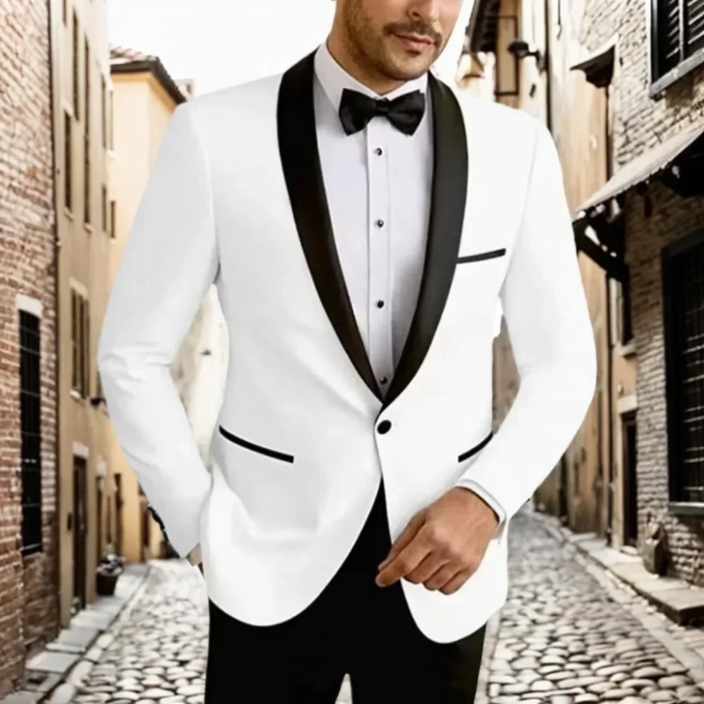 Two-Piece Men's White High-End - High End Men'S Formal Wear avaliação e preço
