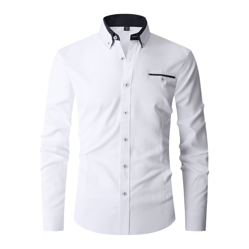 Men Formal Shirt Long Sleeve O - Mens Formal avaliação e preço