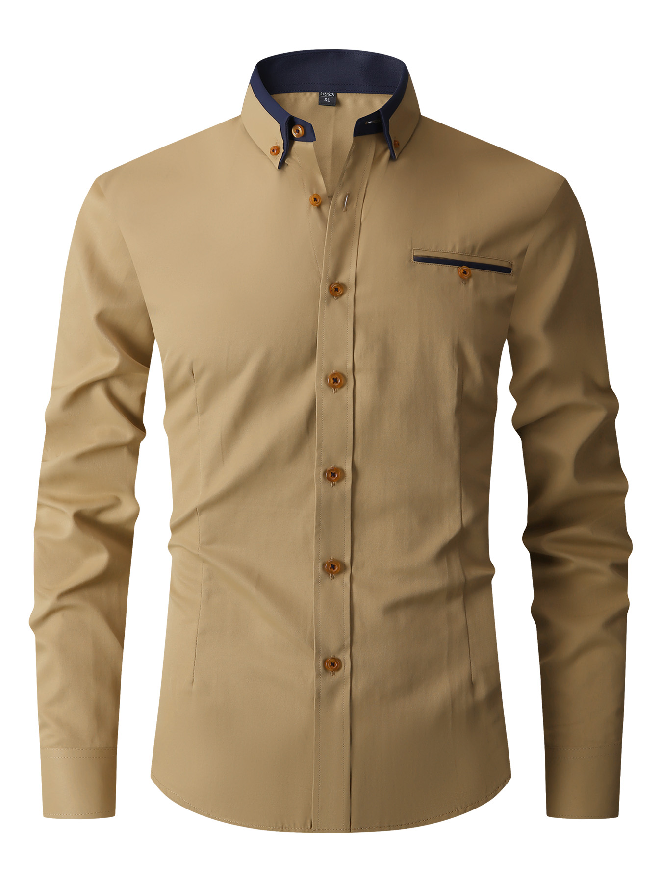Men Formal Shirt Long Sleeve O - Mens Formal avaliação e preço