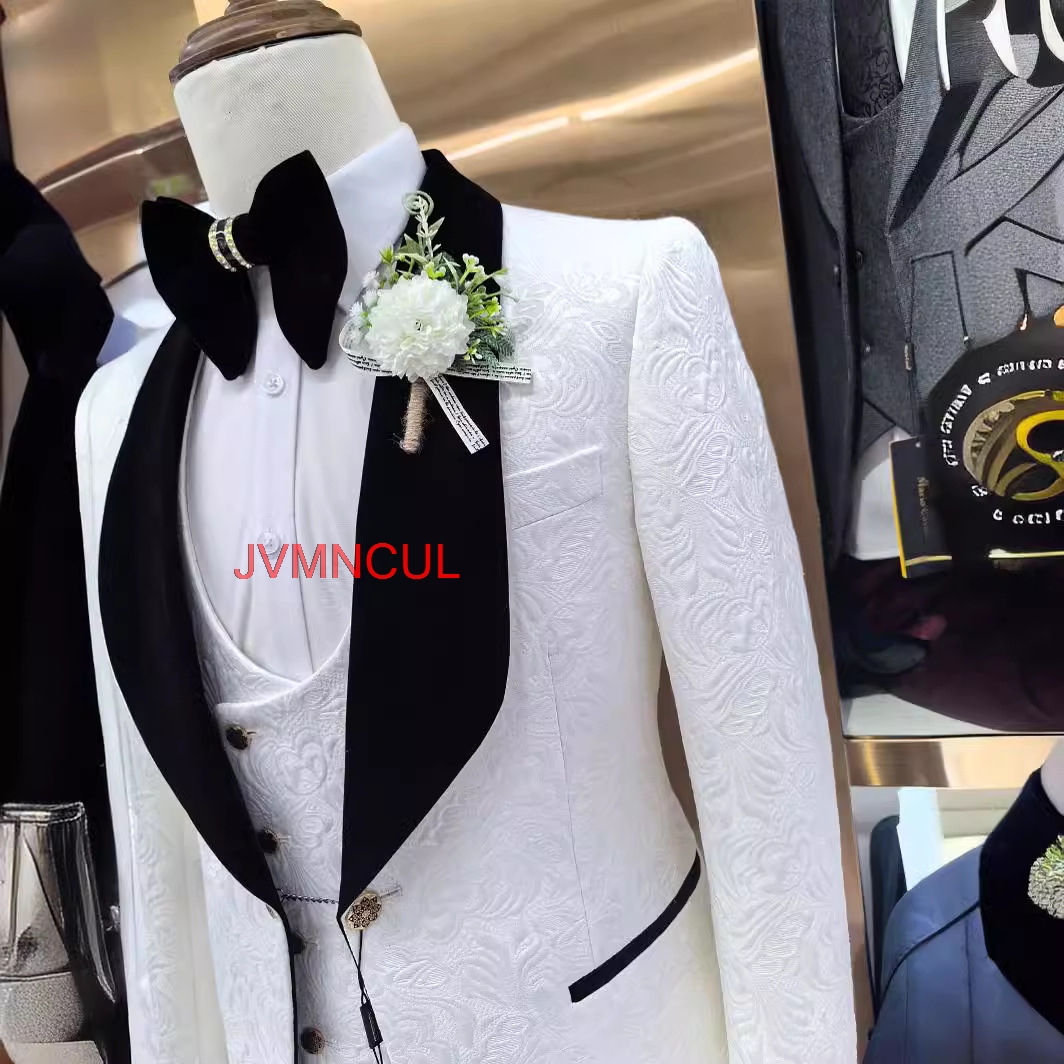 Men's 3 Piece Suit Slim Fit We - Men Formal Wear Outfits avaliação e preço