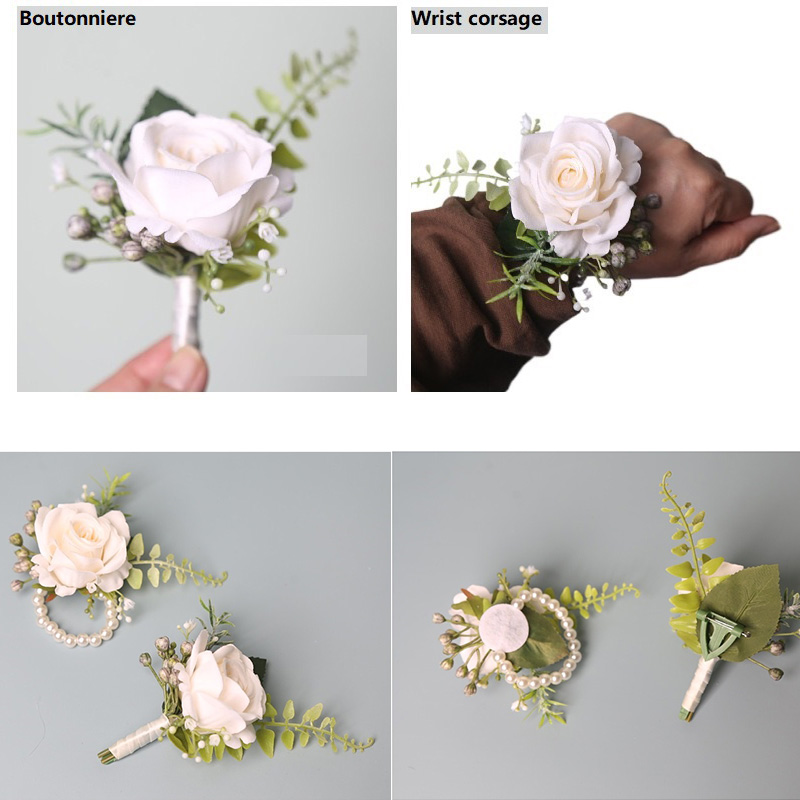 Wedding Suit Corsage Man Flowe - Men'S Formal Wear For A Wedding avaliação e preço