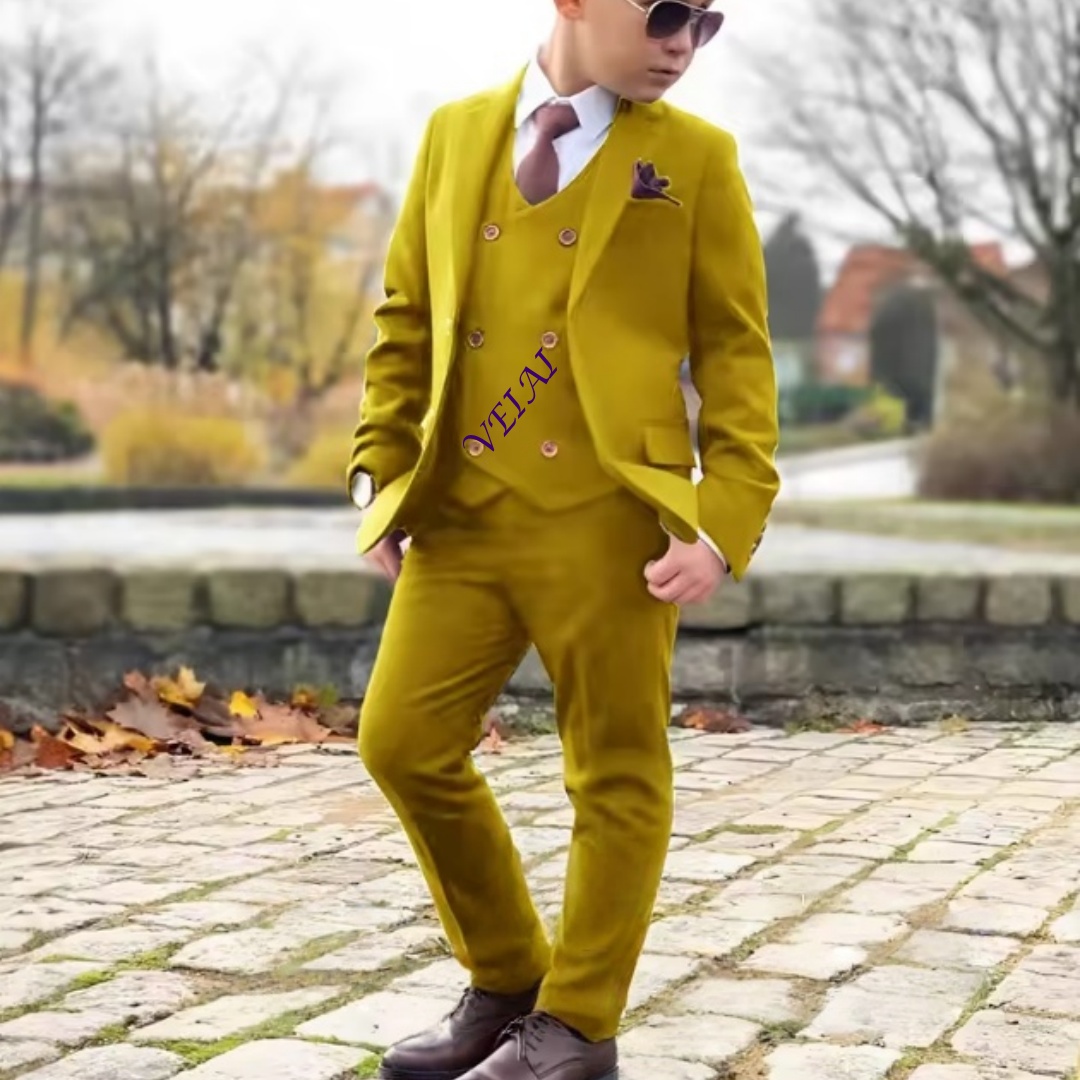Boys Suit 3 Piece Set (Jacket  - Mens Formal avaliação e preço