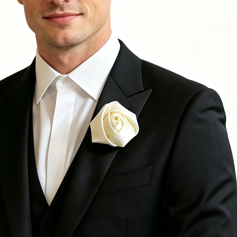 Boutonniere Pins Buttonhole Fl - Men'S Formal Wear For A Wedding avaliação e preço