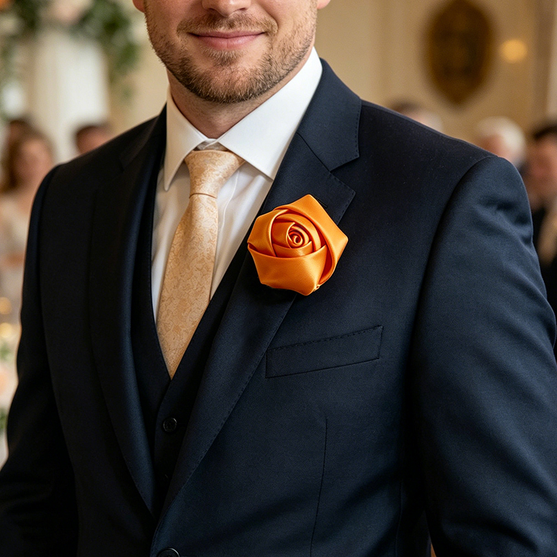 Boutonniere Pins Buttonhole Fl - Men'S Formal Wear For A Wedding avaliação e preço