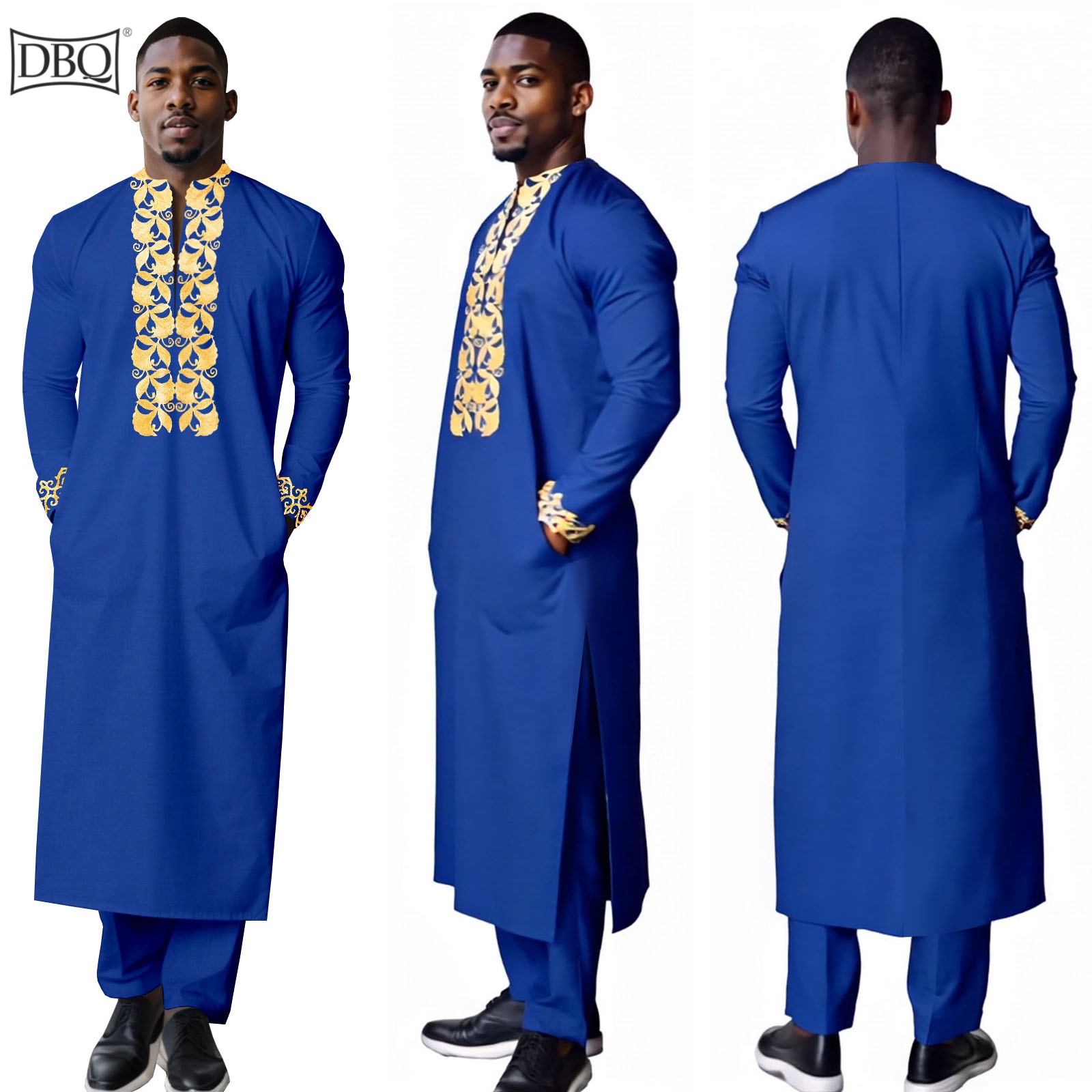 DBQ Men's African Dashiki Set  - Men'S Formal Ethnic Wear avaliação e preço