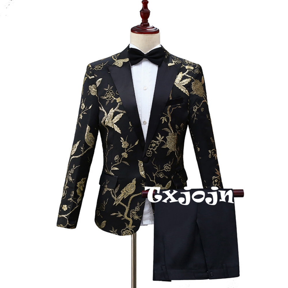 2026 New Exquisite Jacquard Su - Men Formal Wear Outfits avaliação e preço