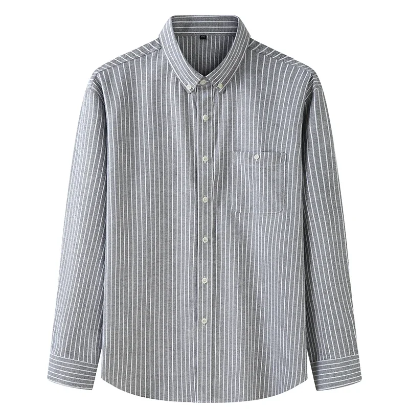 Large size long-sleeved men's  - Formal Wear For Men Xxl avaliação e preço