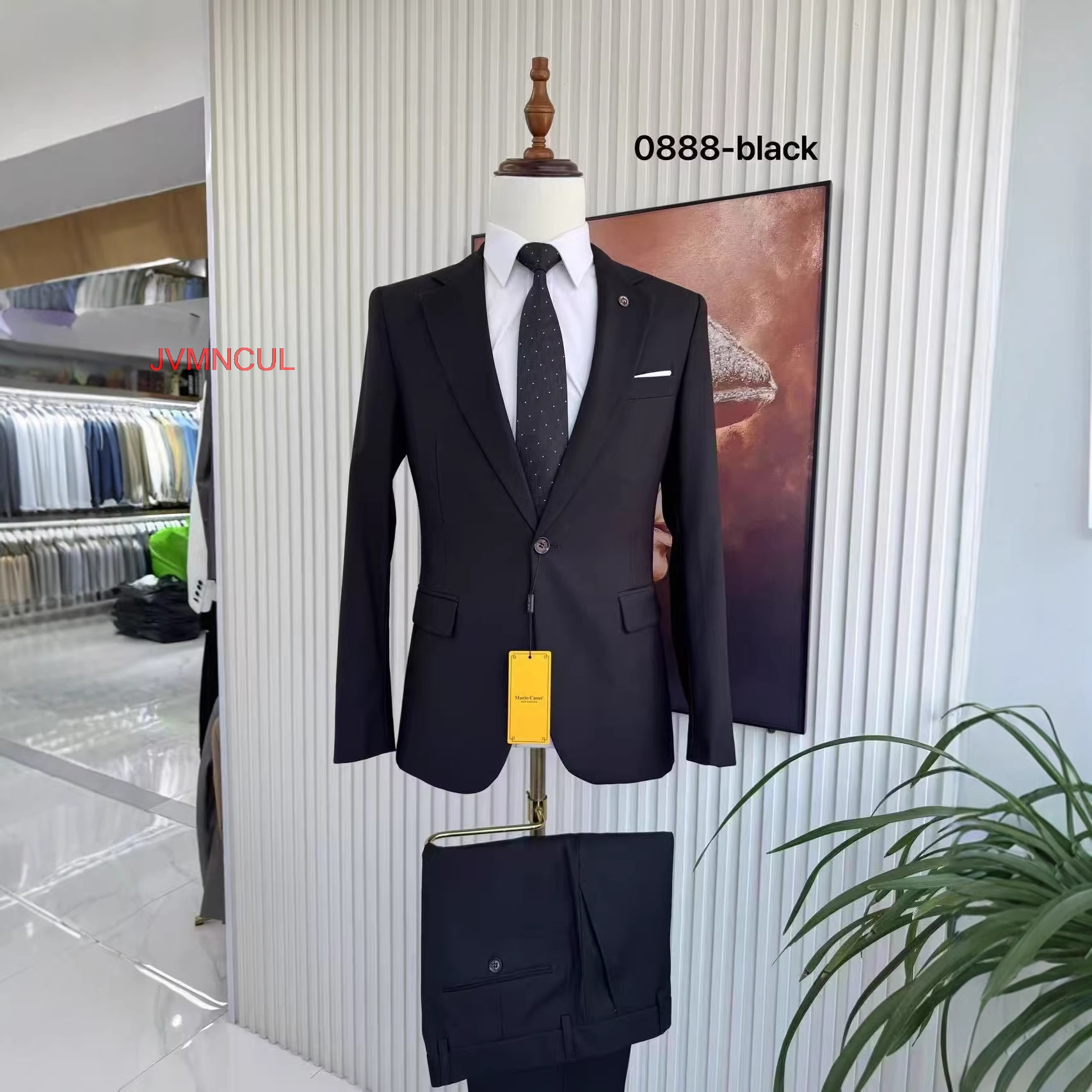 Men's Solid Color 2 Piece Suit - Men'S Formal Wear For Reception avaliação e preço