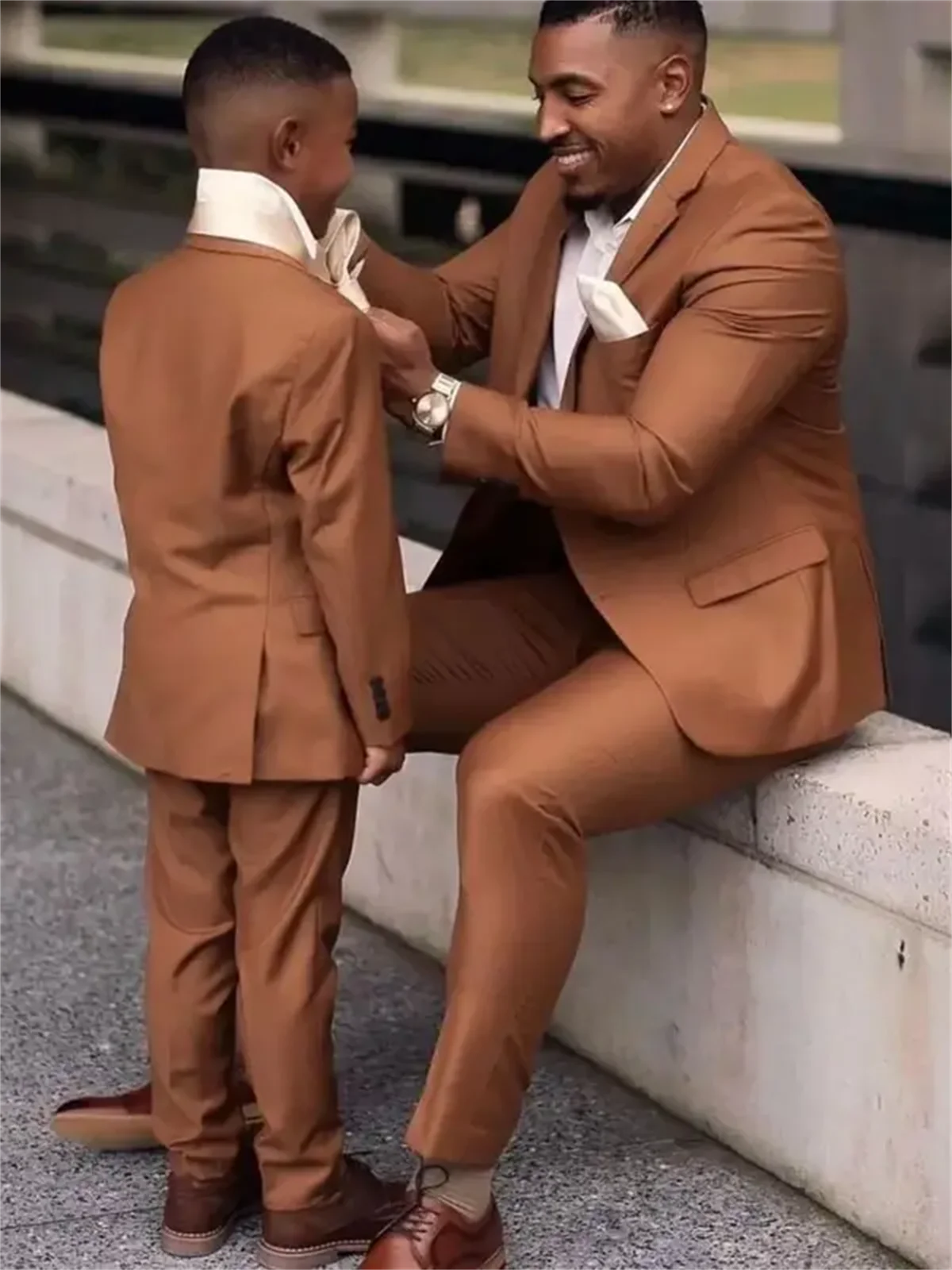 2 Pieces Dark Brown Men Suits  - Men'S Formal Wear For A Wedding avaliação e preço