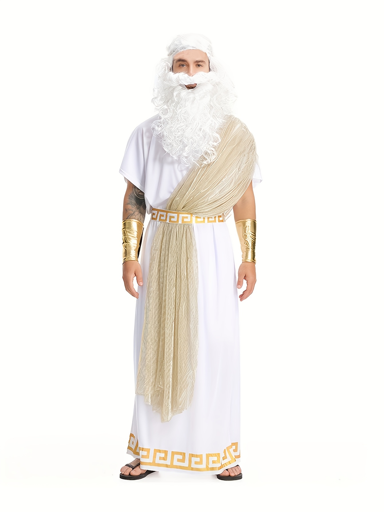 Men Zeus Greek God Costume Anc - Mens Formal avaliação e preço