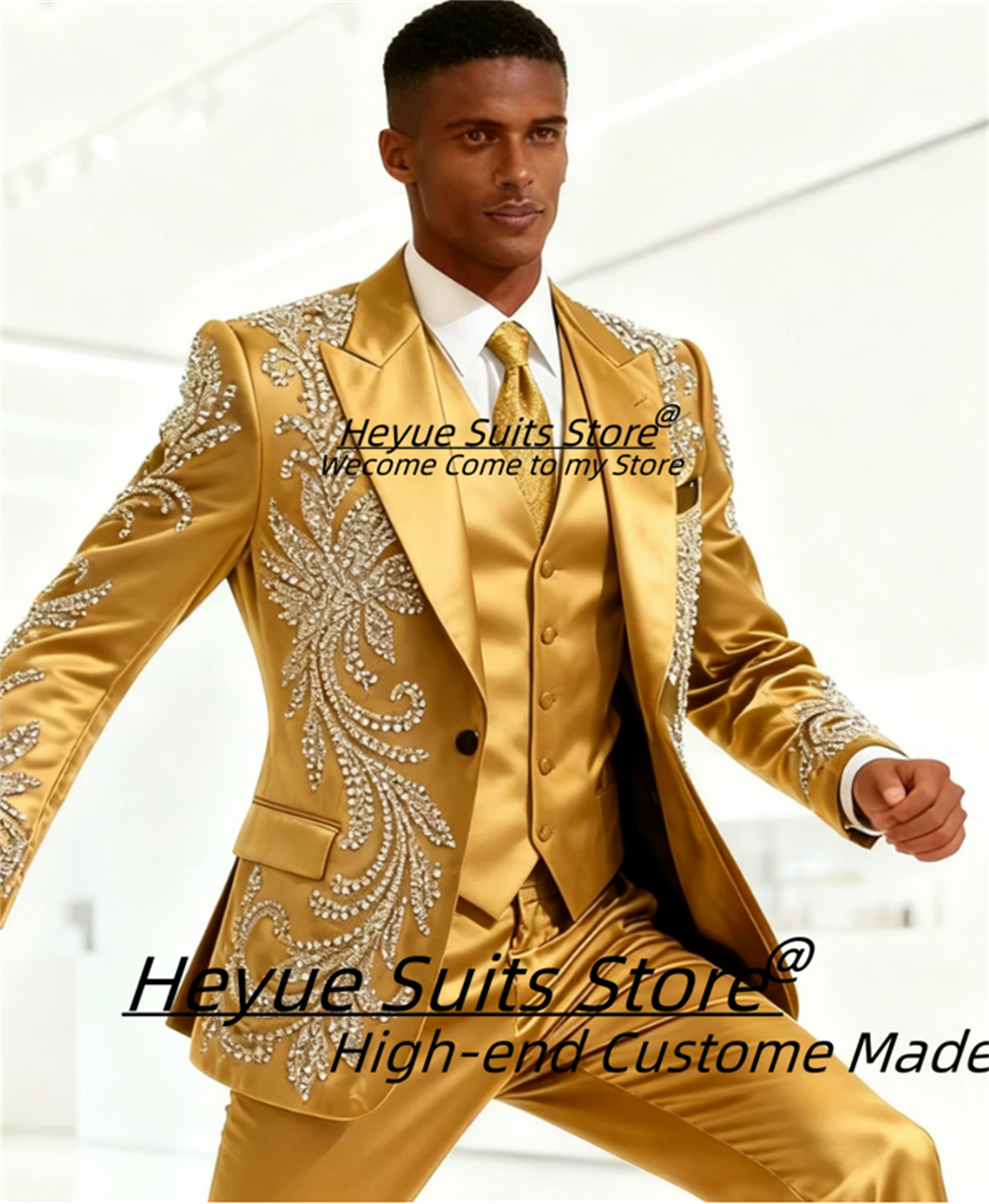 High End Customized Men Suit L - Men'S Formal Wear For A Wedding avaliação e preço
