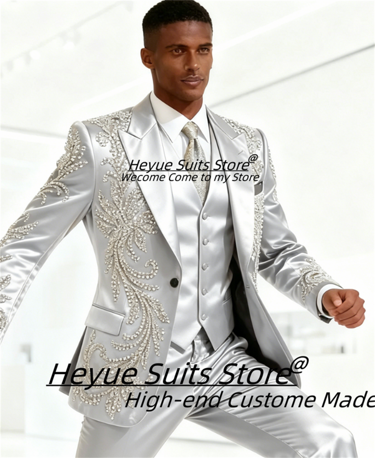 High End Customized Men Suit L - Men'S Formal Wear For A Wedding avaliação e preço