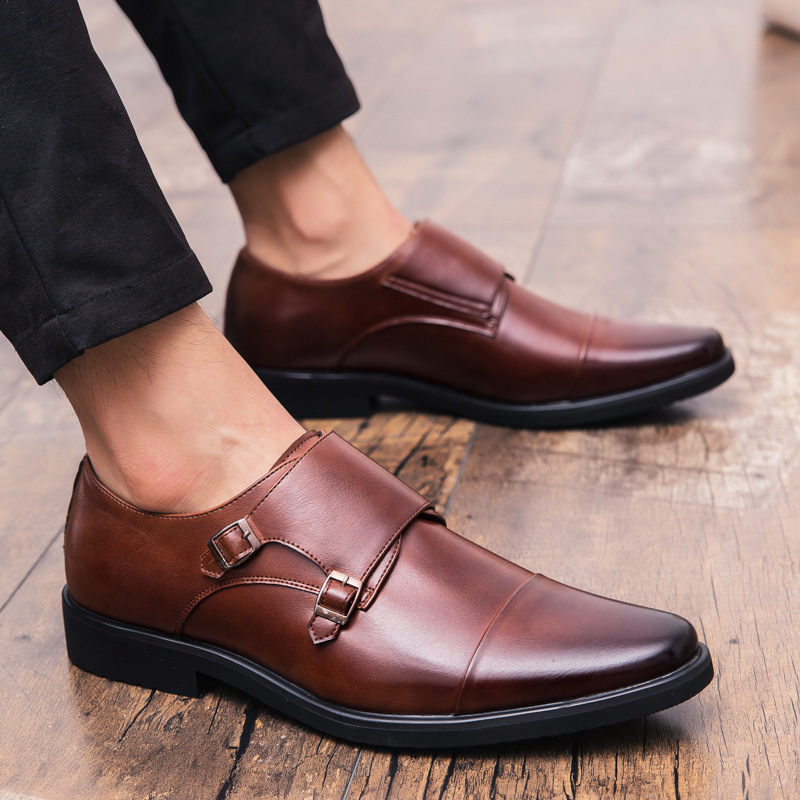 New Men Oxfords Shoes Black an - Men Formal Wear Brown avaliação e preço