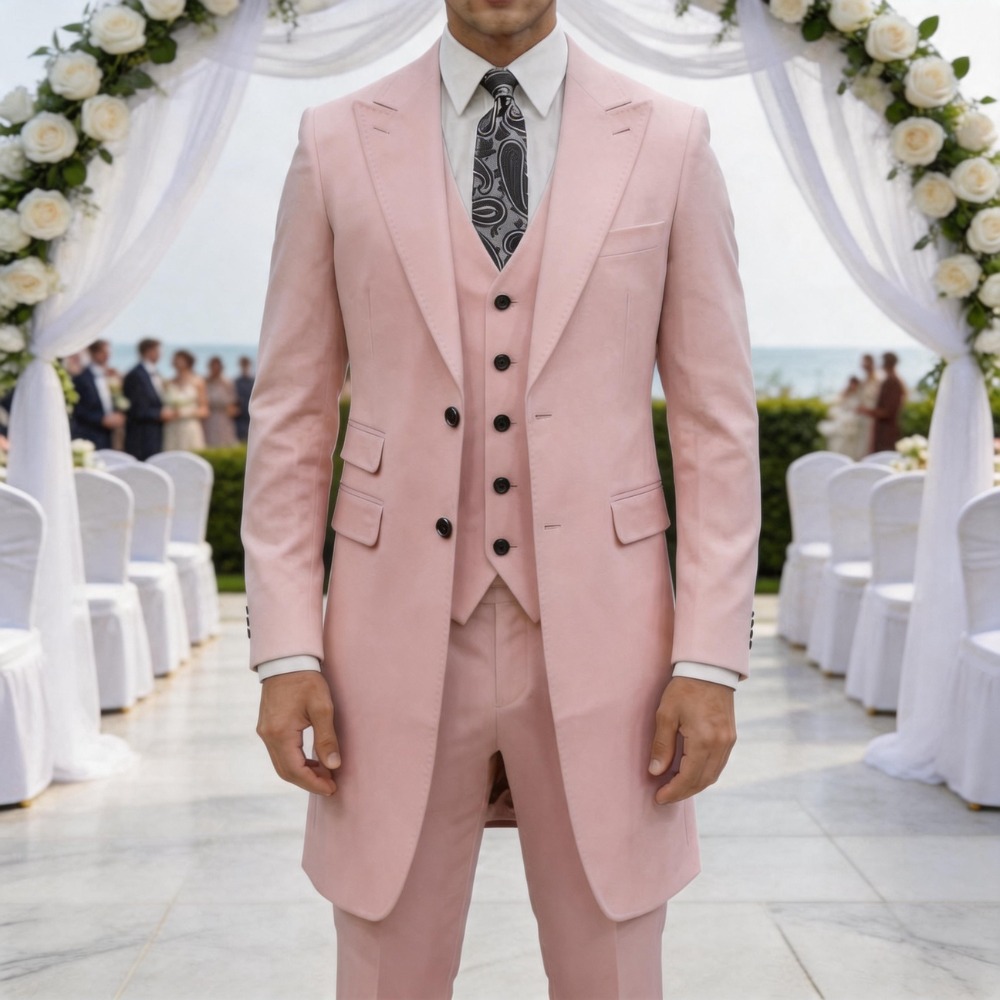 Slim Fit 3 Pieces Formal Men S - Men'S Formal Wear For A Wedding avaliação e preço