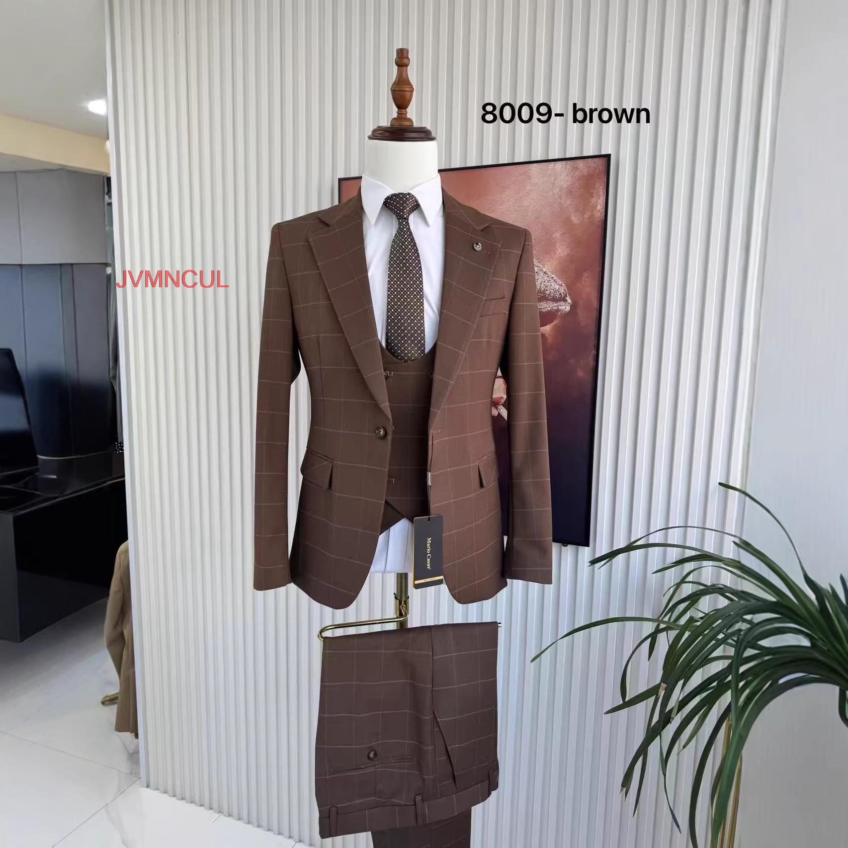 2026 Fashion Men's Checkered 3 - Men'S Formal Wear For Reception avaliação e preço