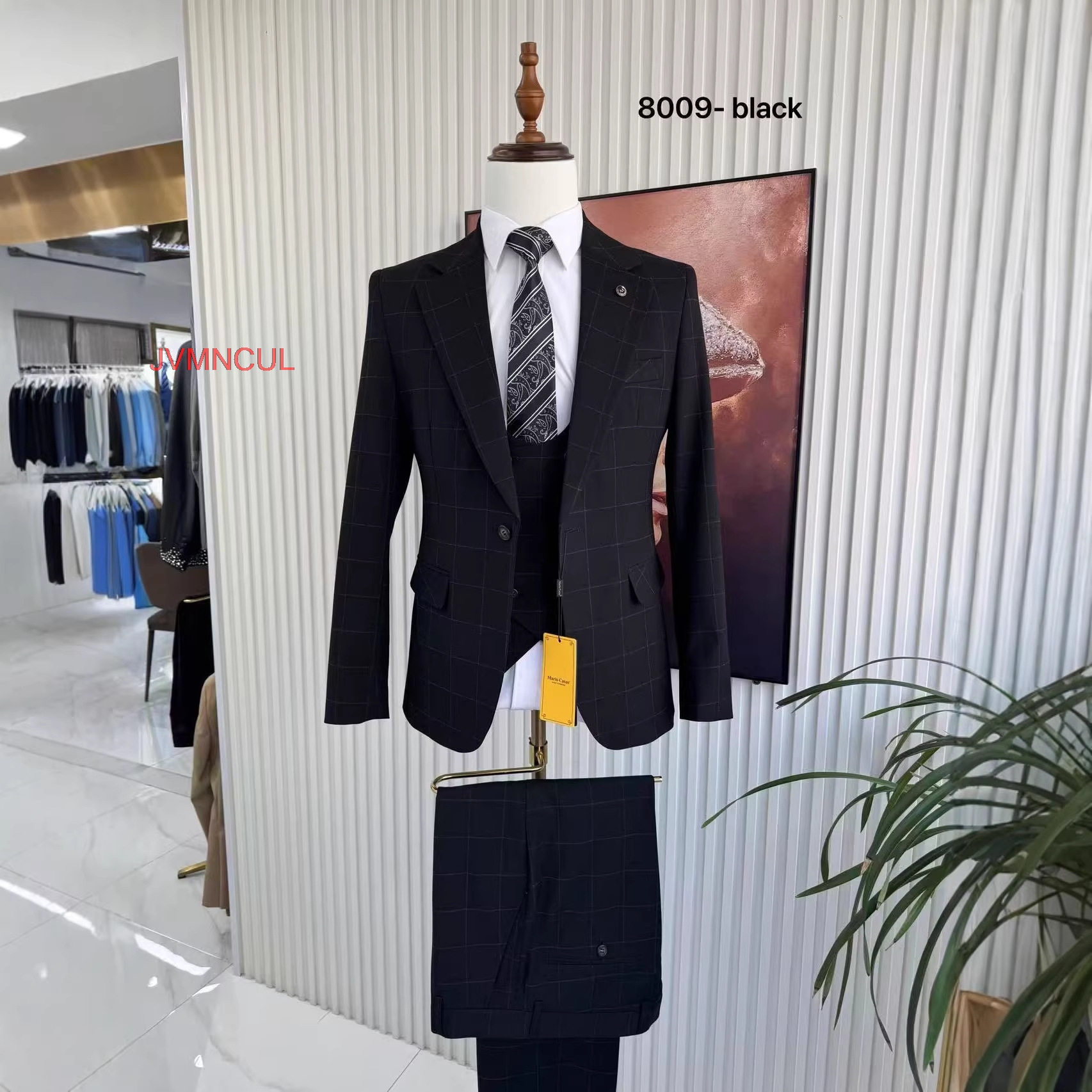 2026 Fashion Men's Checkered 3 - Men'S Formal Wear For Reception avaliação e preço