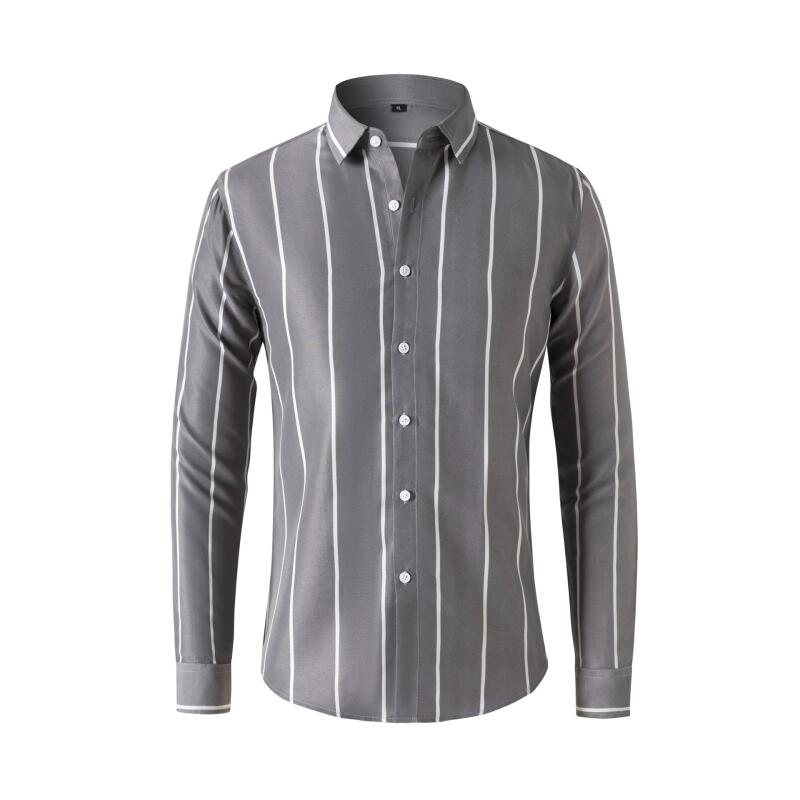 Men's Striped Dress Shirt Long - Mens Formal avaliação e preço