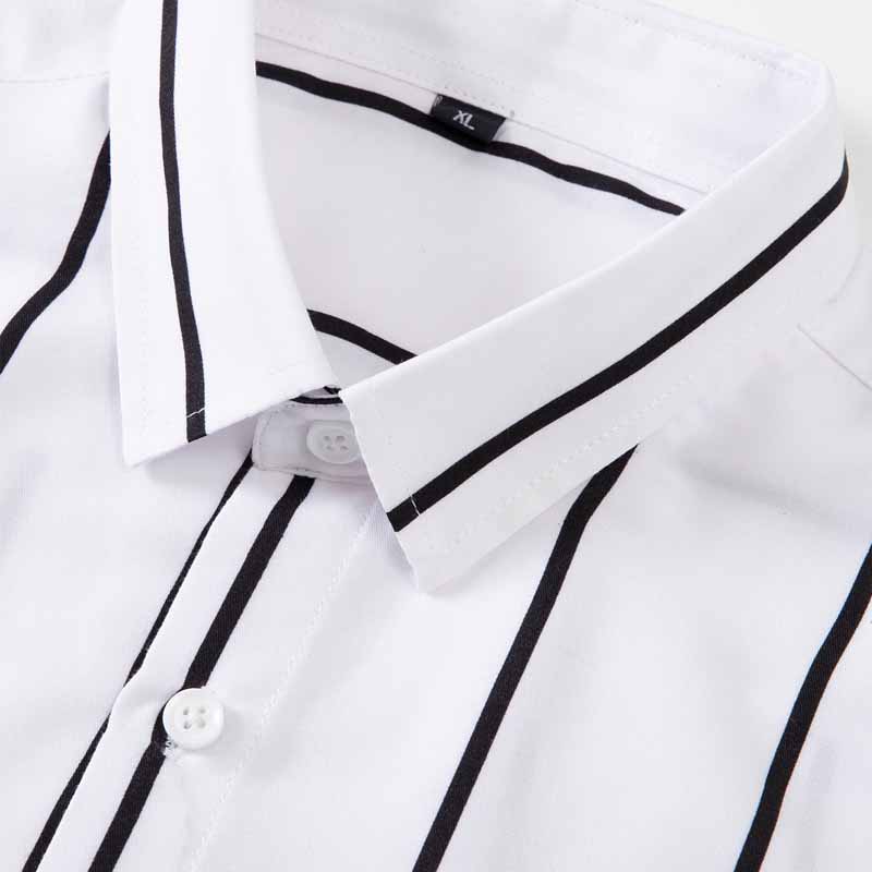 Men's Striped Dress Shirt Long - Mens Formal avaliação e preço