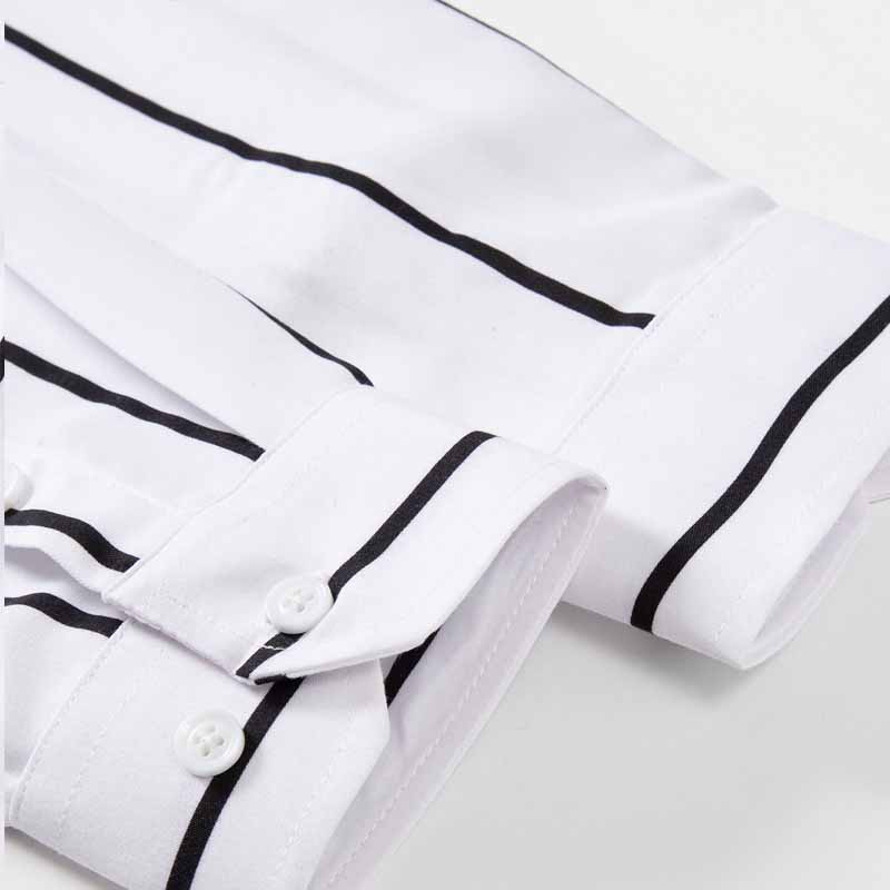 Men's Striped Dress Shirt Long - Mens Formal avaliação e preço