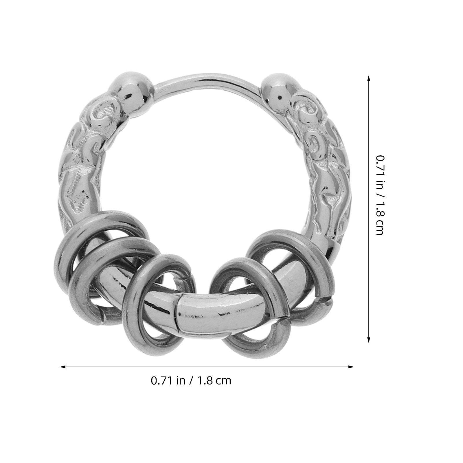Thick Hoop Earrings for Women  - Men'S Formal Ethnic Wear avaliação e preço