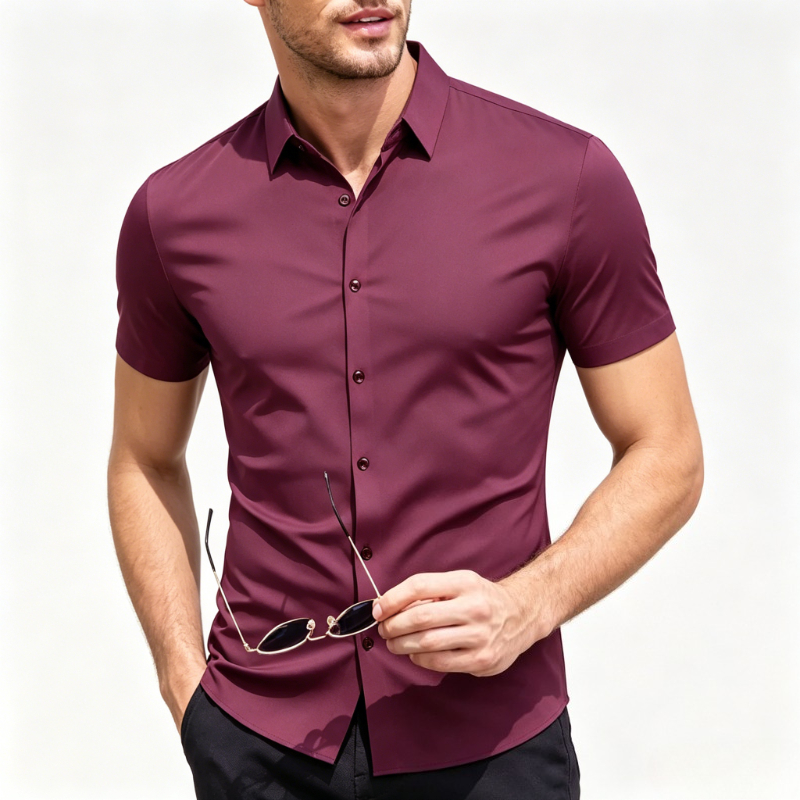 No Ironing Business Shirts Men - Mens Formal avaliação e preço