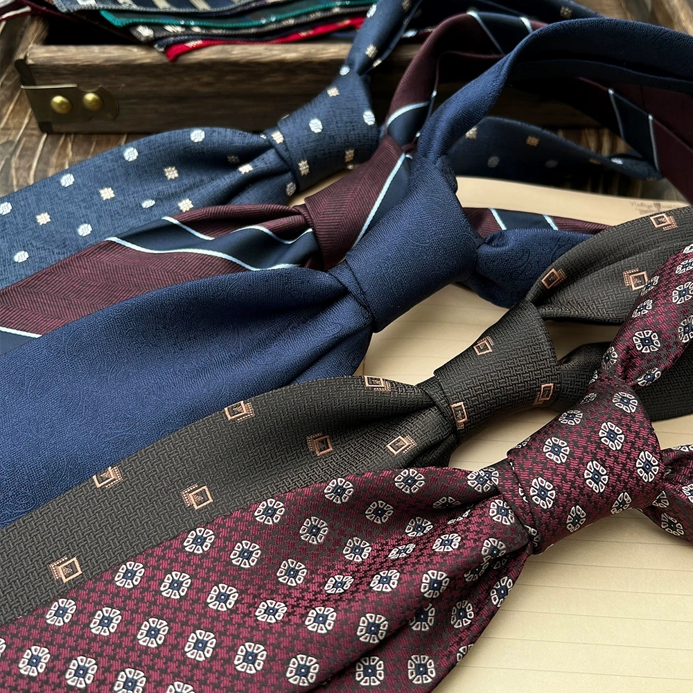 New Trendy Navy Brown Neckties - Men Formal Wear Brown avaliação e preço
