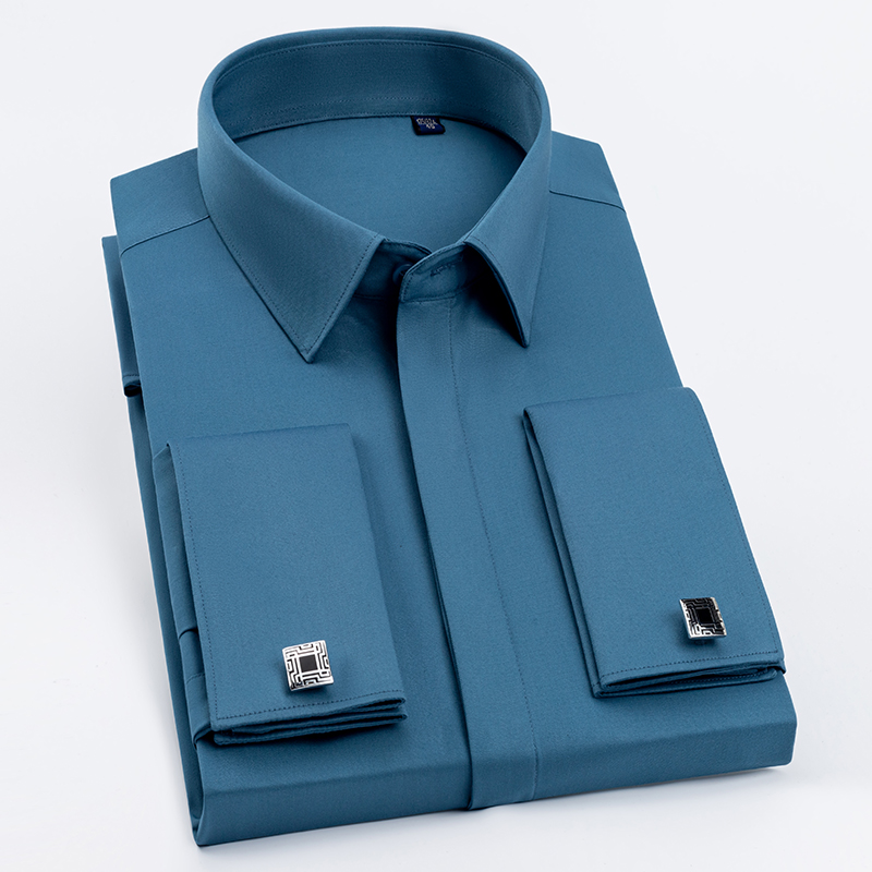 Men's French cufflinks shirt,  - High End Men'S Formal Wear avaliação e preço
