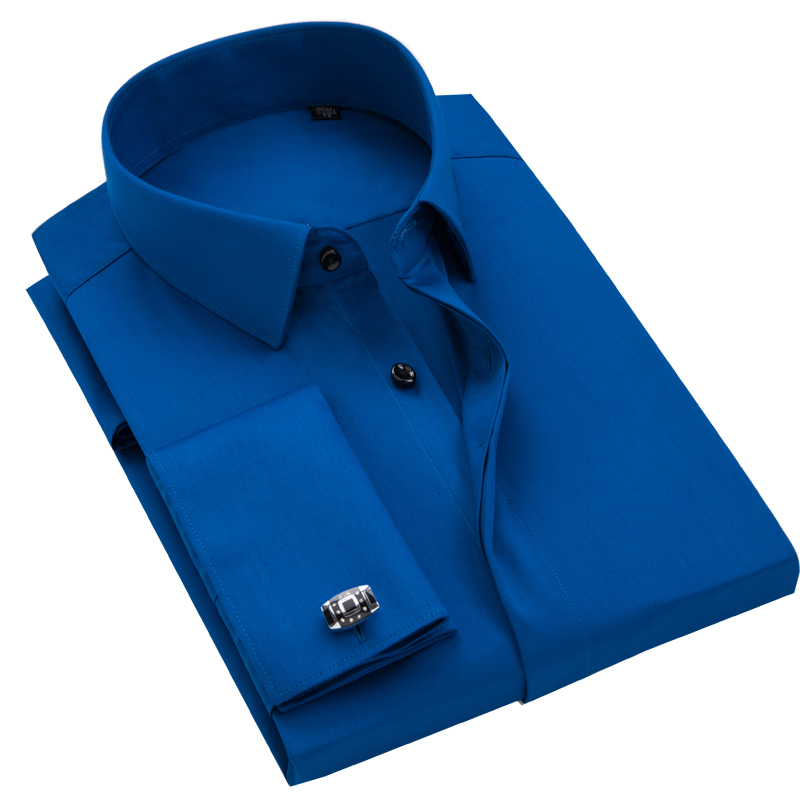 Men's French cufflinks shirt,  - High End Men'S Formal Wear avaliação e preço
