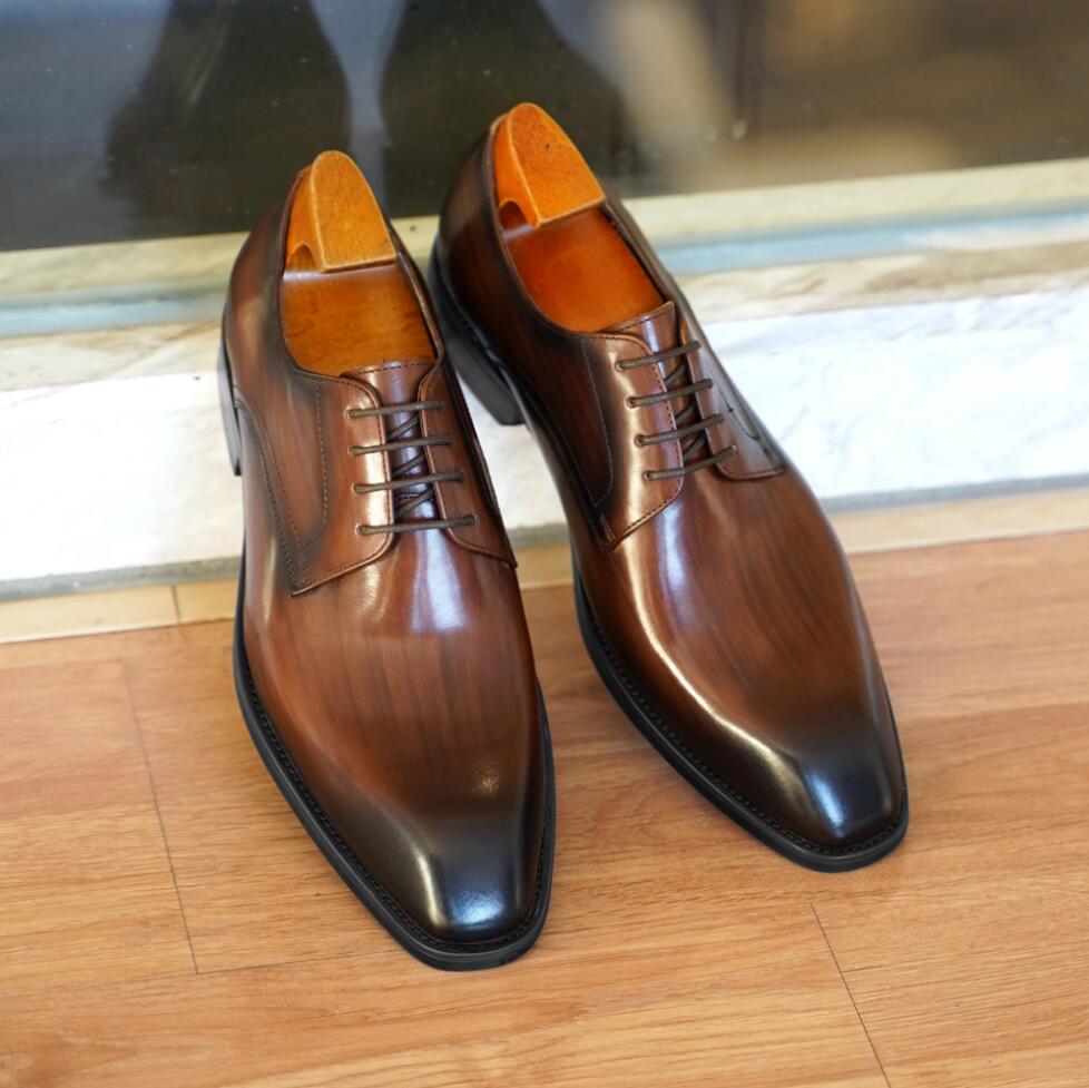 2026 Designer Leather Mens Who - Men Formal Wear Brown avaliação e preço