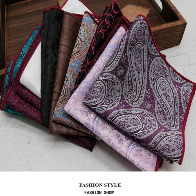 Classic Pasiley Pocket Square  - Men'S Formal Wear For A Wedding avaliação e preço