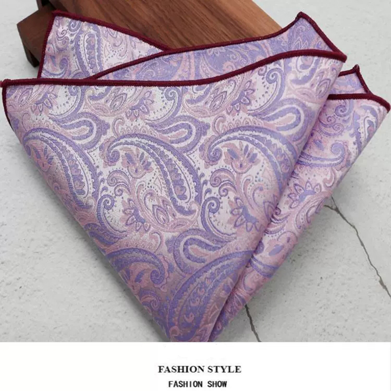 Classic Pasiley Pocket Square  - Men'S Formal Wear For A Wedding avaliação e preço
