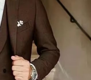 Men's Slim Fit Three-Piece Sui - High End Men'S Formal Wear avaliação e preço