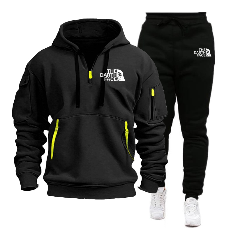 Men's hooded sports shirt set  - Mens Formal avaliação e preço