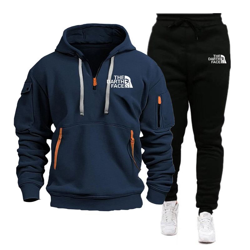 Men's hooded sports shirt set  - Mens Formal avaliação e preço