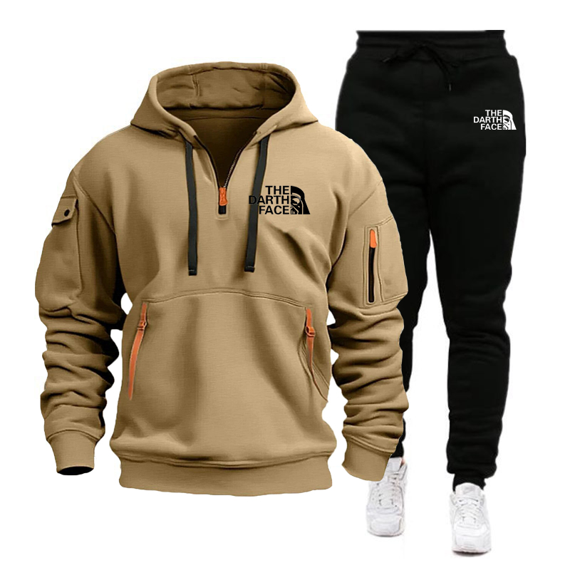 Men's hooded sports shirt set  - Mens Formal avaliação e preço